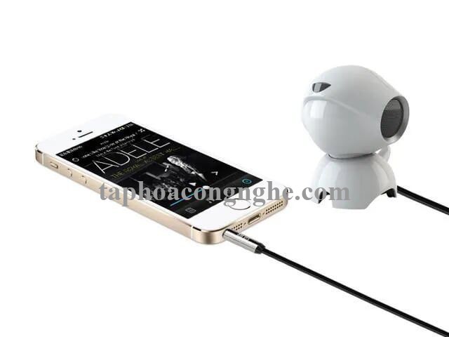 Ugreen 10723 0.5M màu Đen Cáp âm thanh 2 đầu 3.5mm dương dây dẹt AV119 30010723